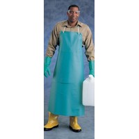Ansell Edmont 56-103-33X44 Ansell 35\" X 45\" White CPP 20 mil PVC Heavy Duty Apron With Stomach Patch